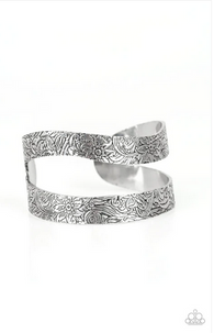Garden Goddess Silver Cuff Bracelet