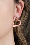Cupid, Who? - Copper Post Earrings