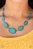 Elemental Eden - Blue Necklace and Bracelet Set