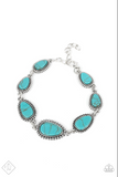 Elemental Eden - Blue Necklace and Bracelet Set