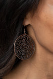Make A MANDALA Out Of You - Copper Earrings