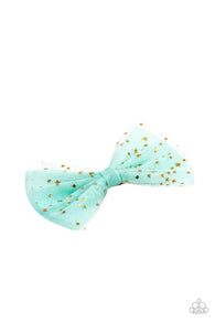 Twinkly Tulle - Green Hair Clip