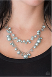Blissfully Bridesmaid Blue Necklace