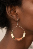 Earthy Esteem Brown Earrings