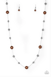 Eloquently Eloquent Brown Necklace
