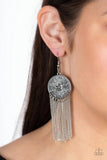 Fringe Control Silver Earrings