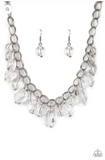 Gorgeously Globetrotter White Necklace