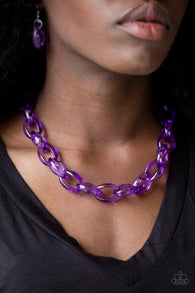 Ice Queen Purple Necklace