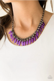 Jersey Shore Purple Necklace