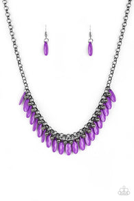 Jersey Shore Purple Necklace