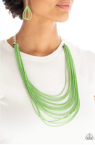 Peacefully Pacific Green Necklace