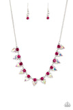 Razor-sharp refinement Pink Necklace