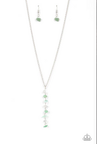 Tranquil Tidings Green Necklace