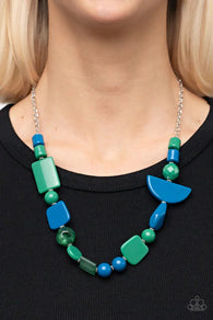 Tranquil Trendsetter Green Necklace