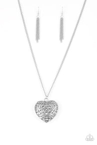 Victorian Virtue Silver Necklace