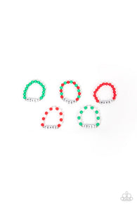 5 Piece Kid's Christmas Bracelet Set Starlet Shimmer