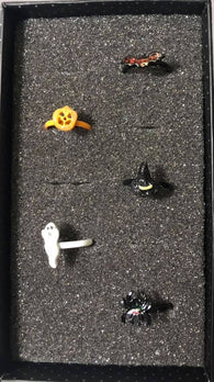 5 Piece Kid's Halloween Ring Set Starlet Shimmer
