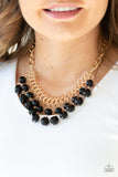 5th Avenue Flesk Black Necklace