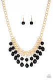 5th Avenue Flesk Black Necklace