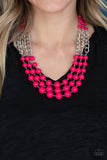 A La Vogue Pink Necklace