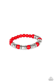 Across The Mesa Red Bracelet