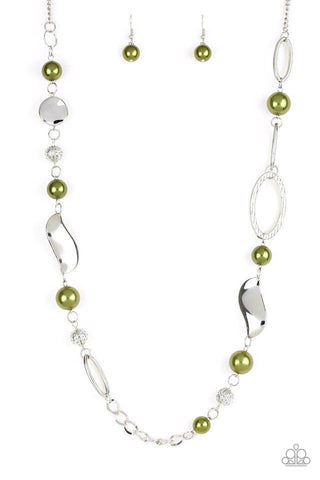 All About Me Green Necklace