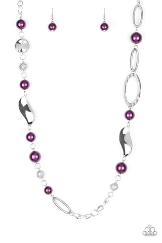 All About Me Purple Necklace