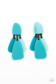 All FAUX One - Blue Earrings