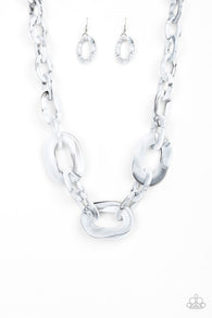 All In-Vincible Silver Necklace