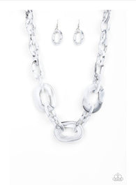All In Vincible Silver Necklace