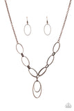 All Oval Town Copper Necklace