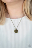 All Things Are Possible Brass Necklace