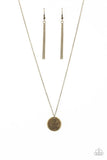 All Things Are Possible Brass Necklace