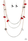 Alluring Luxe - Red Necklace