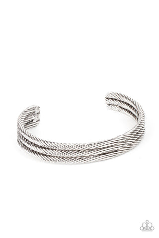 Armored Cable - Silver Bracelet