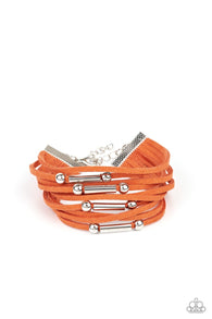 Back to Backpacker Orange Urban Bracelet