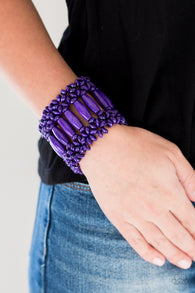 Barbados Beach Club Purple Bracelet