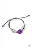 Barefoot Beaches - Purple Necklace and Bracelet (Shore Up) Set