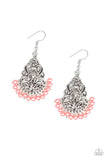 Baroque The Bank Orange Earrings-ShelleysBling.com-ShelleysPaparazzi.com