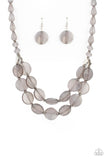 Beach Day Demure - Silver Necklace