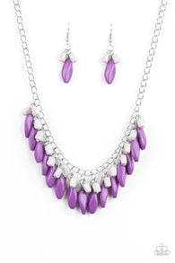 Bead Binge Purple Necklace