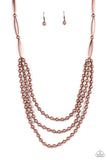 Beaded Beacon - Copper Necklace