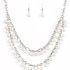 Beauty Shop Fashion White Necklace-ShelleysBling.com-ShelleysPaparazzi.com