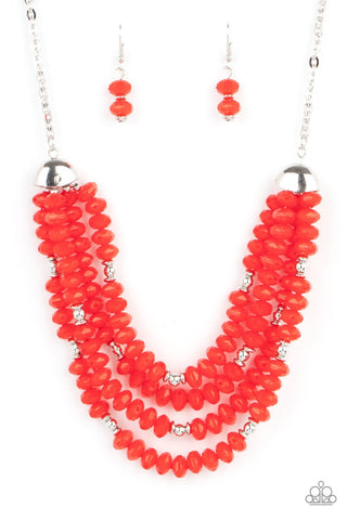Best POSH-ible Taste - Red Necklace