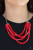 Best Posh-ible Taste Red Necklace