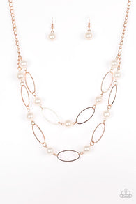 Best of Both Posh-ible Worlds Copper Necklace-ShelleysBling.com-ShelleysPaparazzi.com