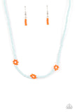 Bewitching Beading - Orange Necklace