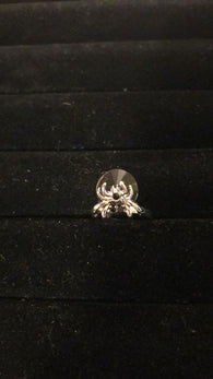 Black Spider Halloween Kid's Ring