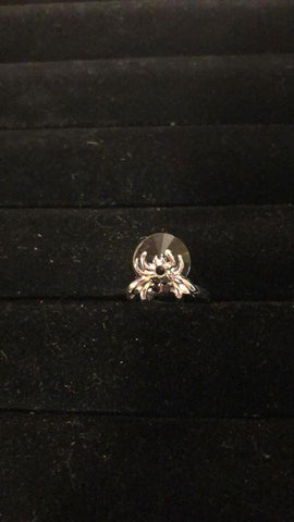 Black Spider Halloween Kid's Ring