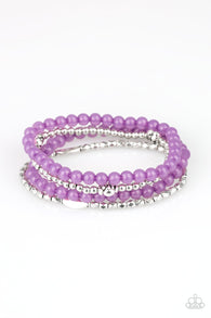 Blooming Buttercups Purple Bracelet